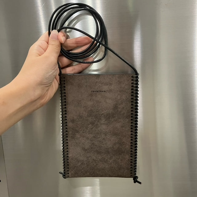 FUJIKINKO / LEATHER SACOCHE - TWIST 70