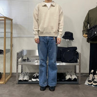 AGSPALDING&amp;BROS / HALF ZIP TRAINING SHIRTS NATURAL