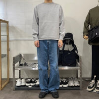 WALLA WALLA SPORT / 13oz CREW SWEAT SHIRT H.GRAY