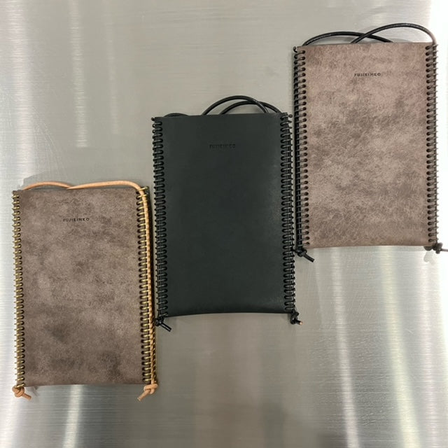 FUJIKINKO / LEATHER SACOCHE - TWIST 70