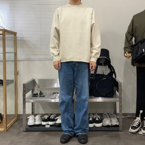 WALLA WALLA SPORT / 13oz CREW SWEAT SHIRT IVORY