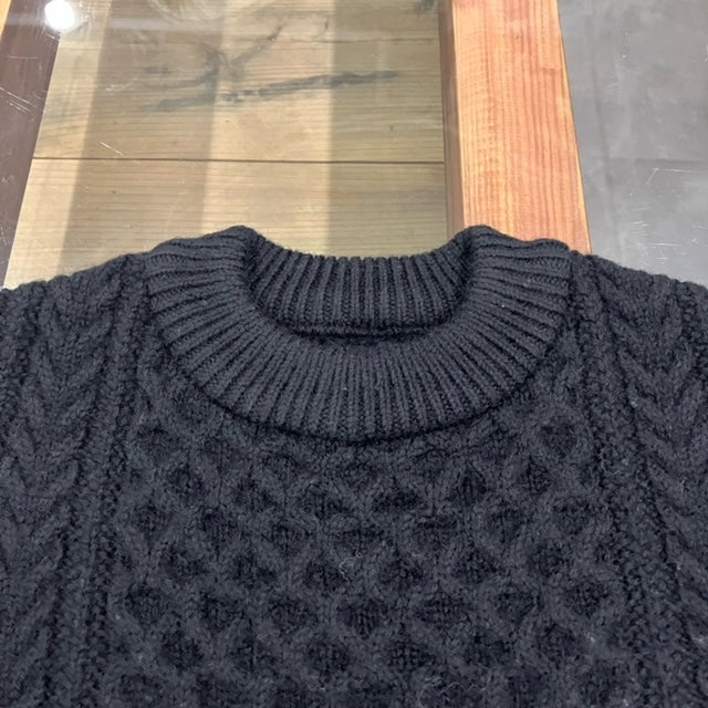 Yonetomi  / REBORN WOOL ARAN KNIT P/O