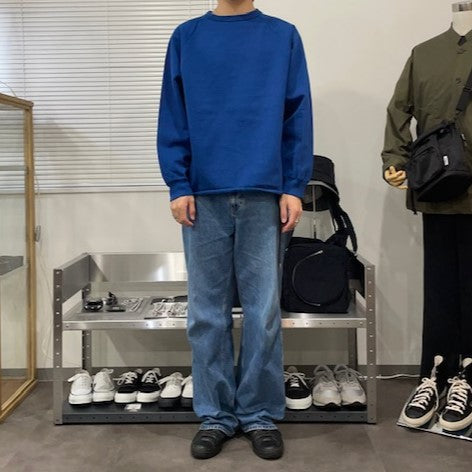 WALLA WALLA SPORT / 13oz CREW SWEAT SHIRT DARK INDIGO