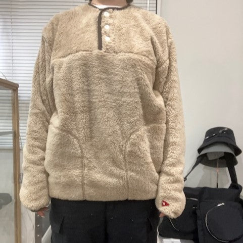 Healthknit  / Sherpa Fleece henry neck