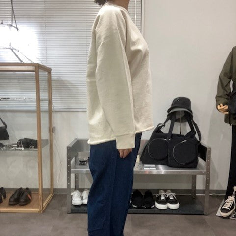 WALLA WALLA SPORT / 13oz CREW SWEAT SHIRT IVORY