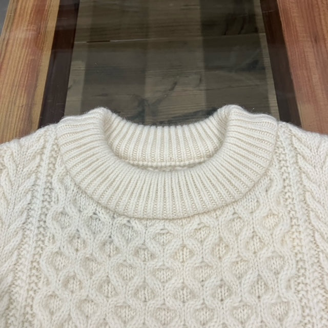 Yonetomi  / REBORN WOOL ARAN KNIT P/O