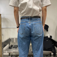 Riprap / PASS THROUGH BELT NARROW (BRITISH SADDLE) DK BROWN