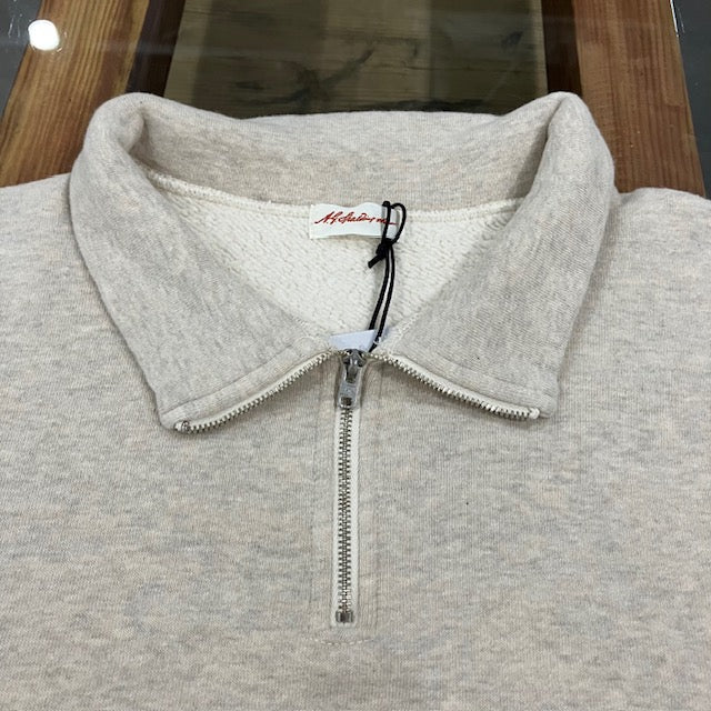 AGSPALDING&amp;BROS / HALF ZIP TRAINING SHIRTS NATURAL