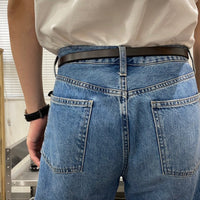 Riprap / PASS THROUGH BELT NARROW (BRITISH SADDLE) DK BROWN