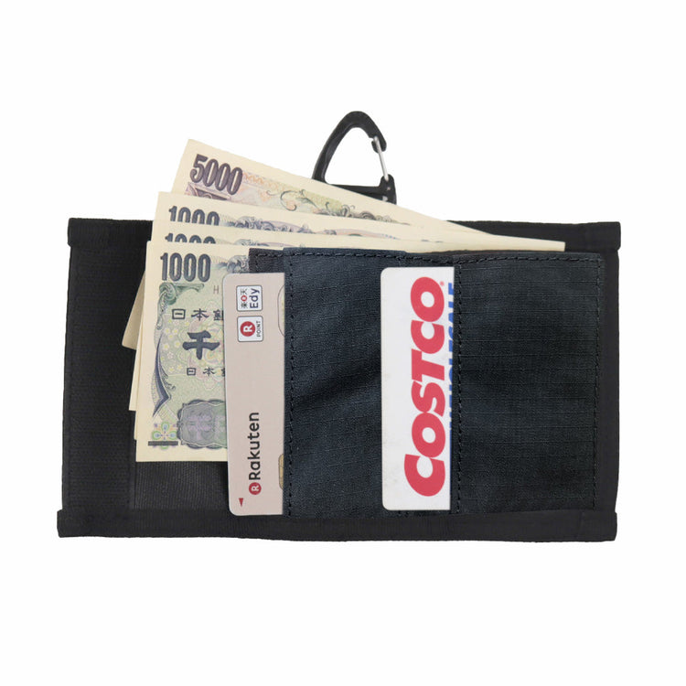 PACKING/ COMPACT WALLET MAT BLACK