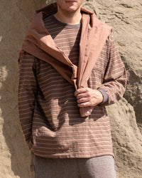 NOROLL / UNEVENNESS L/S TEE STONEGREY