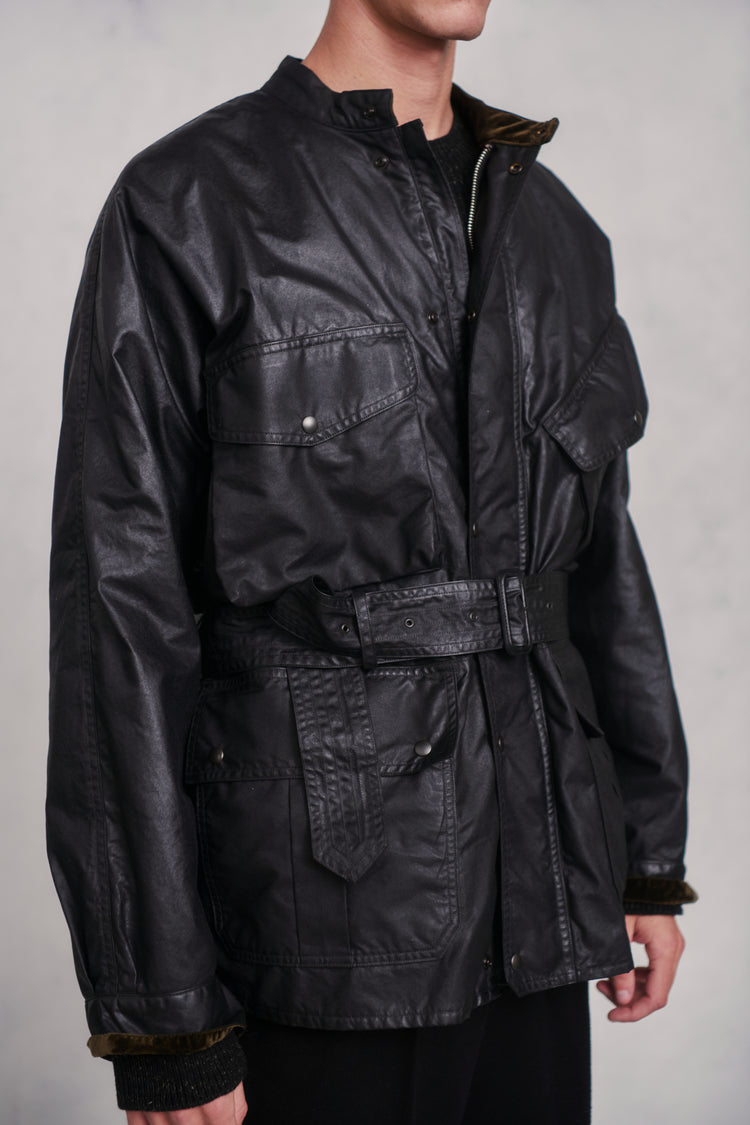 OLD JOE BRAND   PATINA WAXED-CLOTH HUSKY JACKET