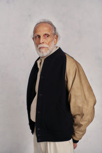 OLD JOE BRAND   QUATER ZIP SILK NEP RIBED SHIRTS FOG