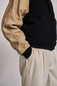 OLD JOE BRAND   BUTTON-FRONT CAMPBELL JACKET ONYX*DUNE