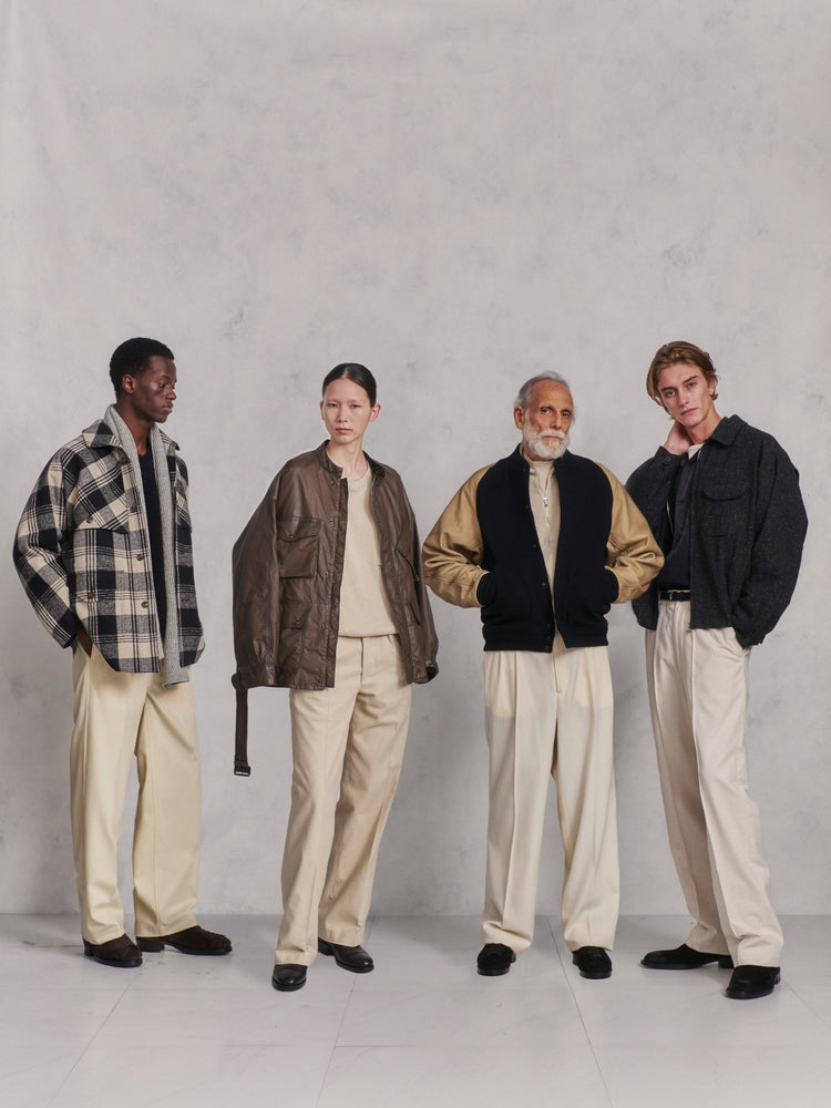 OLD JOE BRAND   BUTTON-FRONT CAMPBELL JACKET ONYX*DUNE