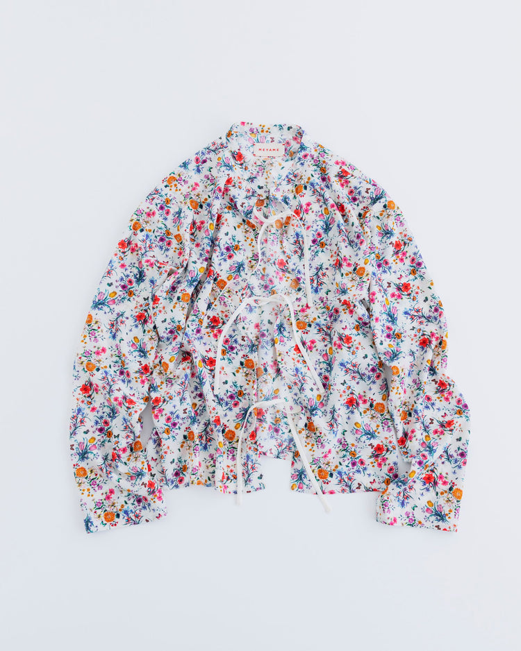 MEYAME  BLOUSE JACKET (FLOWER) WHITE