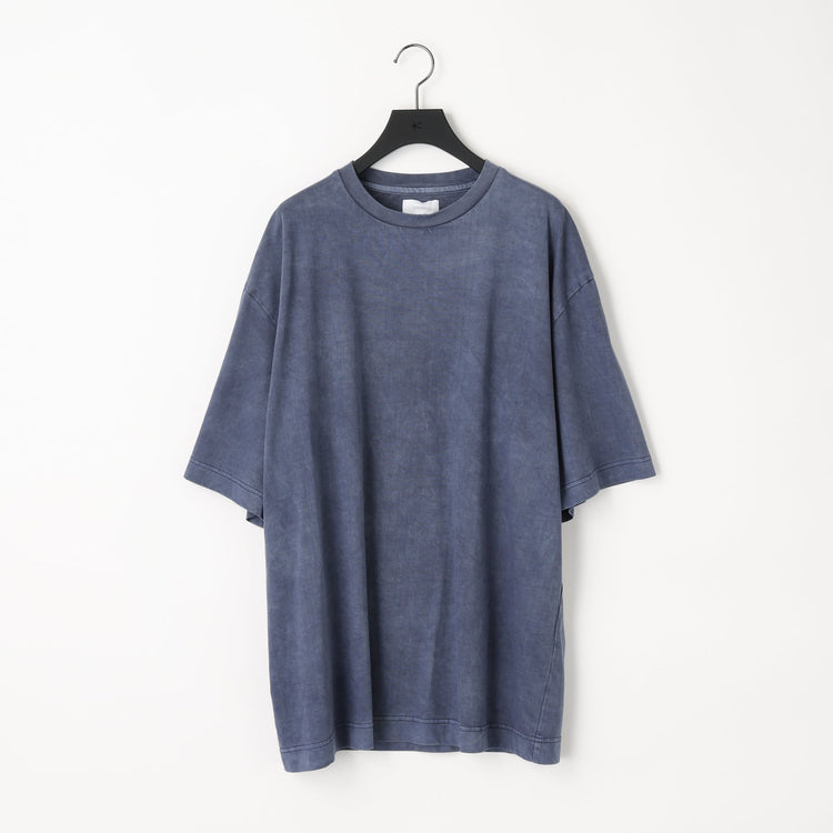 KANEMASA PHIL / 36G Low Twist Garment Dye S/S Tee NAVY PIGMENT