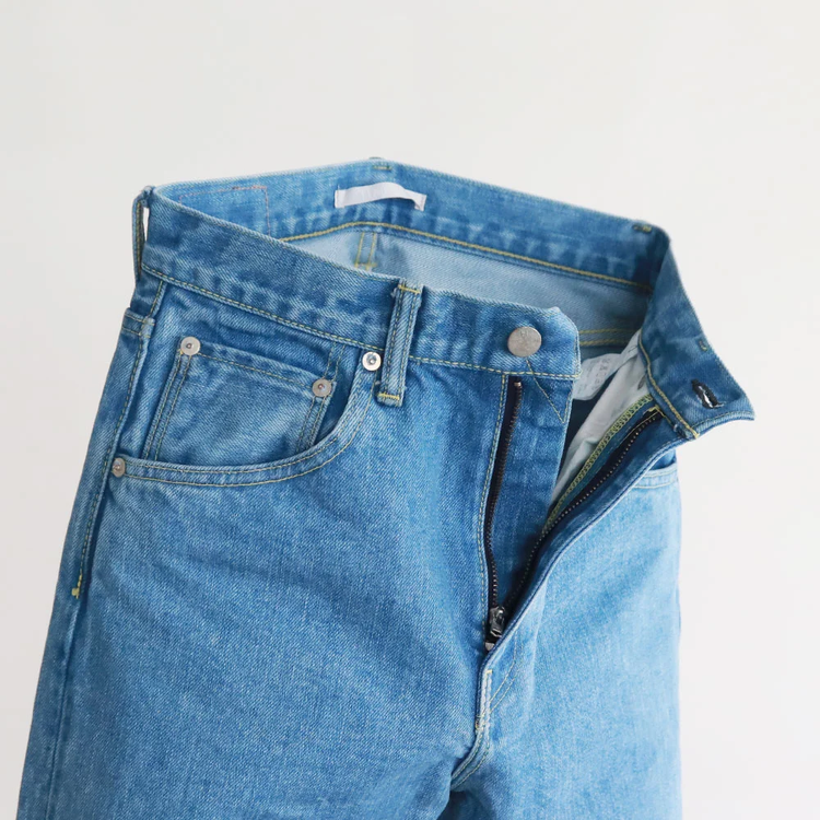 HATSKI / Loose Tapered Denim -Used-Ice Blue HTK-22001-U