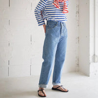 HATSKI / Loose Tapered Denim -Used-Ice Blue HTK-22001-U