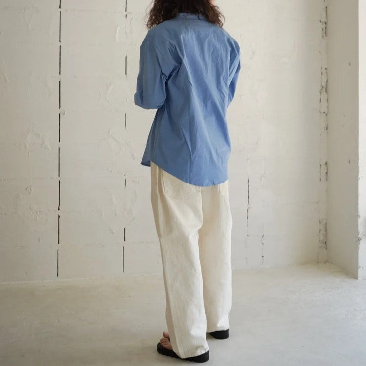 HATSKI / Loose Tapered Washi Denim 22001-W Ecru