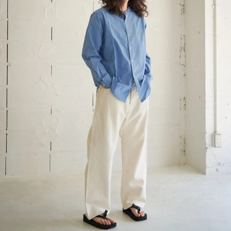 HATSKI / Loose Tapered Washi Denim 22001-W Ecru