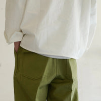 HATSKI / Pullover Work Shirt HTK-24030 WHITE