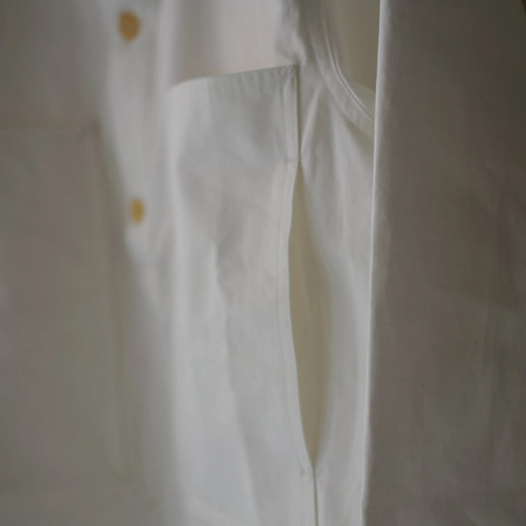 HATSKI / Pullover Work Shirt HTK-24030 WHITE