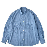PORTER CLASSIC / ROLL UP CHAMBRAY SHIRT