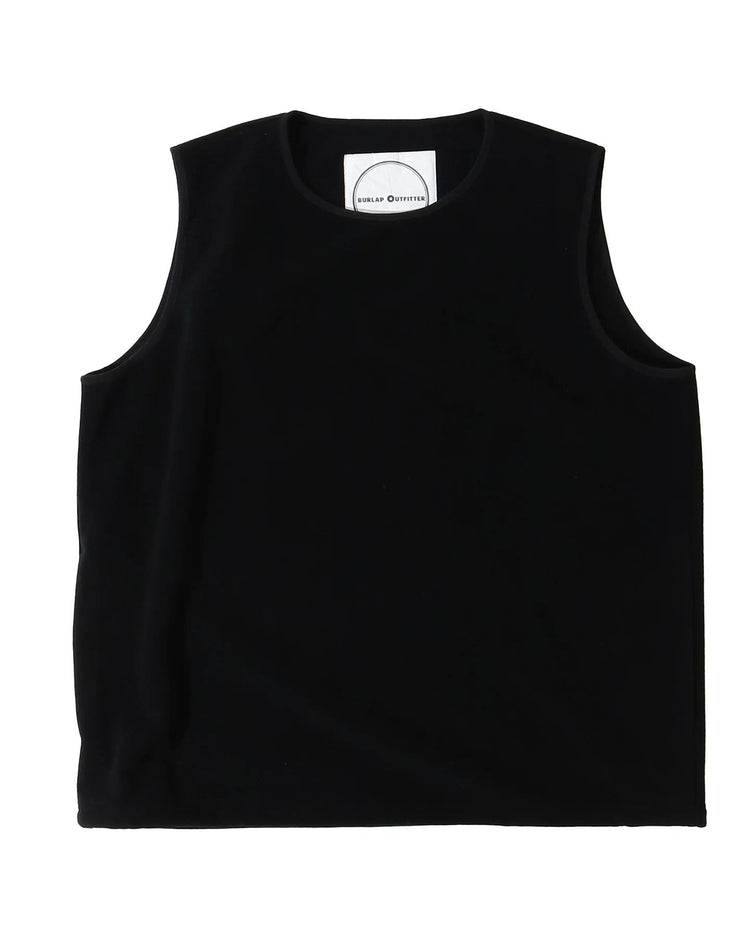 BURLAP OUTFITTER SLEEVELESS VEST BLACK