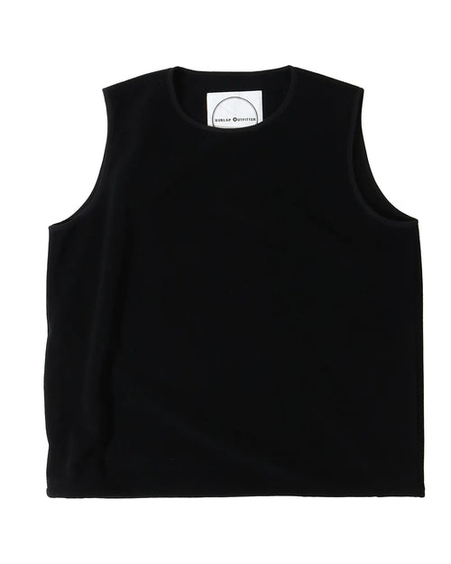 BURLAP OUTFITTER  SLEEVELESS VEST BLACK