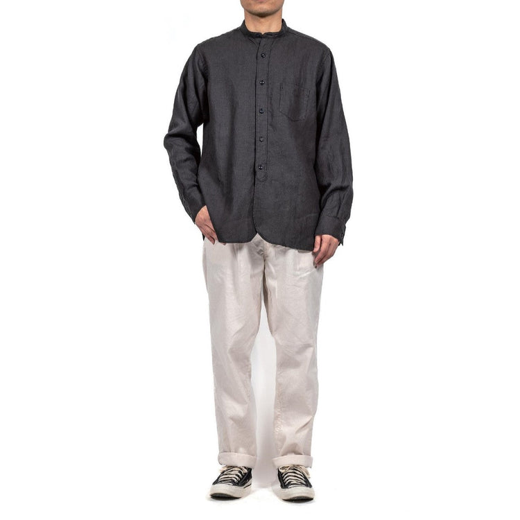 WORKERS / Summer Trousers, 20 Charcoal Linen Cotton