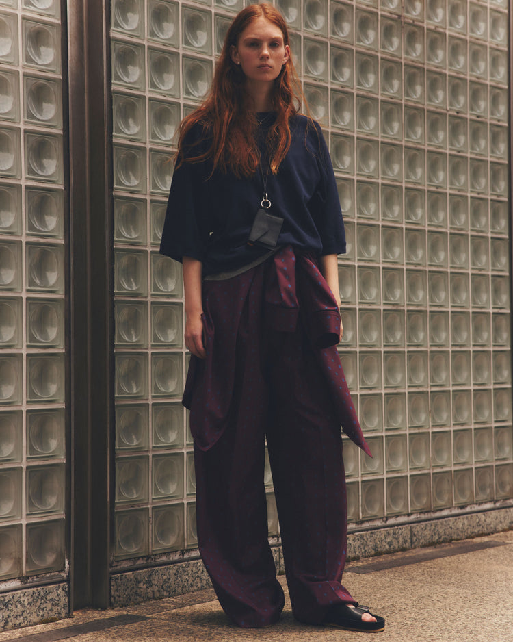 THE SHINZONE / HALF SLEEVE SMART TEE WHITE