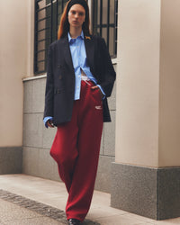 THE SHINZONE  SHORT PECK SHIRT 83 BLUE