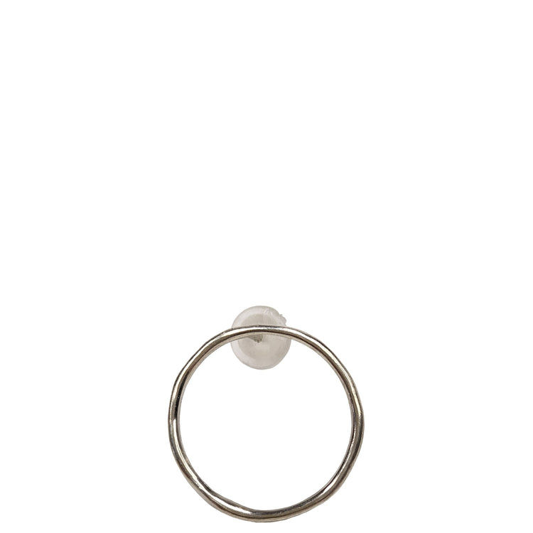 tiinei / 標本ピアス　シルバー円（片耳）