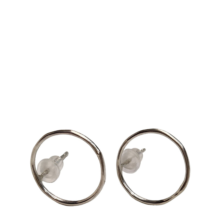 tiinei / 標本ピアス　シルバー円（片耳）