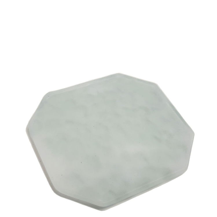 tiinei / 八角プレート 大 にごりライトグリーン