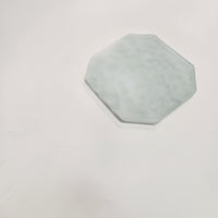 tiinei / 八角プレート 大 にごりライトグリーン