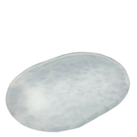 tiinei / オーバルプレート 大 にごりライトブルー