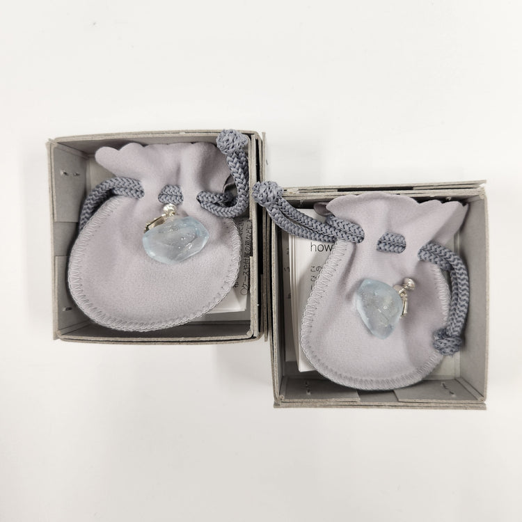 tiinei / 標本イヤリングガラス　-かく-（片耳）