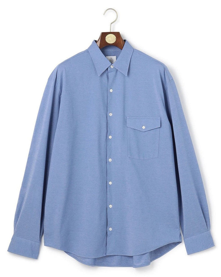 J.PRESS ORIGINALS KANEMASA 46G Jersey Pin Oxford Regular Collar Shirt Japan Made