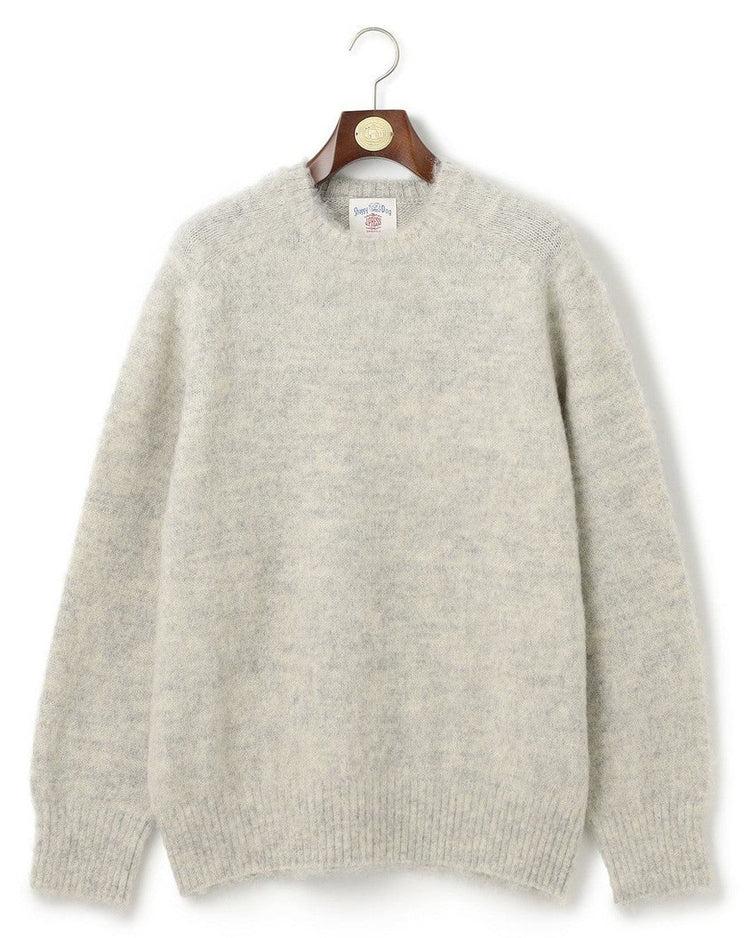 J.PRESS ORIGINALS Shaggy Dog Crew Neck Sweater Japan Made