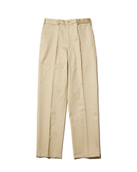 J.PRESS ORIGINALS SHIOTA Slight Twist Chino Piped Stem 1 tuck   Japan Made BEIGE