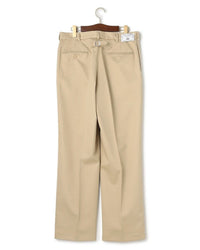 J.PRESS ORIGINALS SHIOTA Slight Twist Chino Piped Stem 1 tuck   Japan Made BEIGE