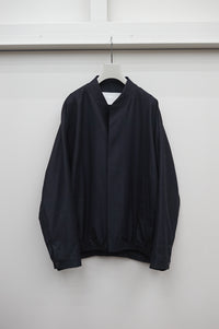 nonnotte Draping Bias Sleeve Blouson N-26A-055 Velvet Navy
