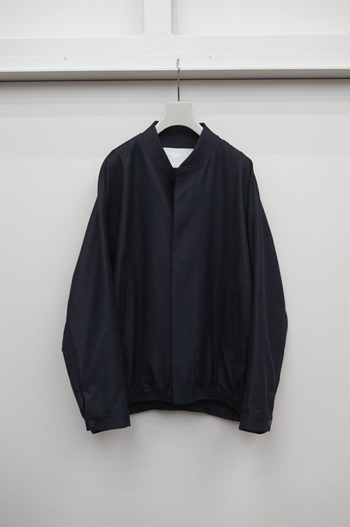 nonnotte Draping Bias Sleeve Blouson N-26A-055 Velvet Navy