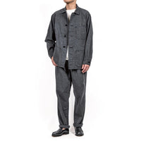 WORKERS / Summer Trousers, 20 Charcoal Linen Cotton