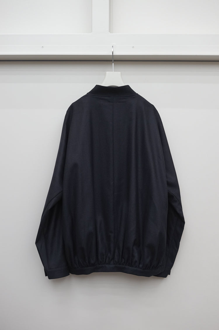 nonnotte Draping Bias Sleeve Blouson N-26A-055 Velvet Navy