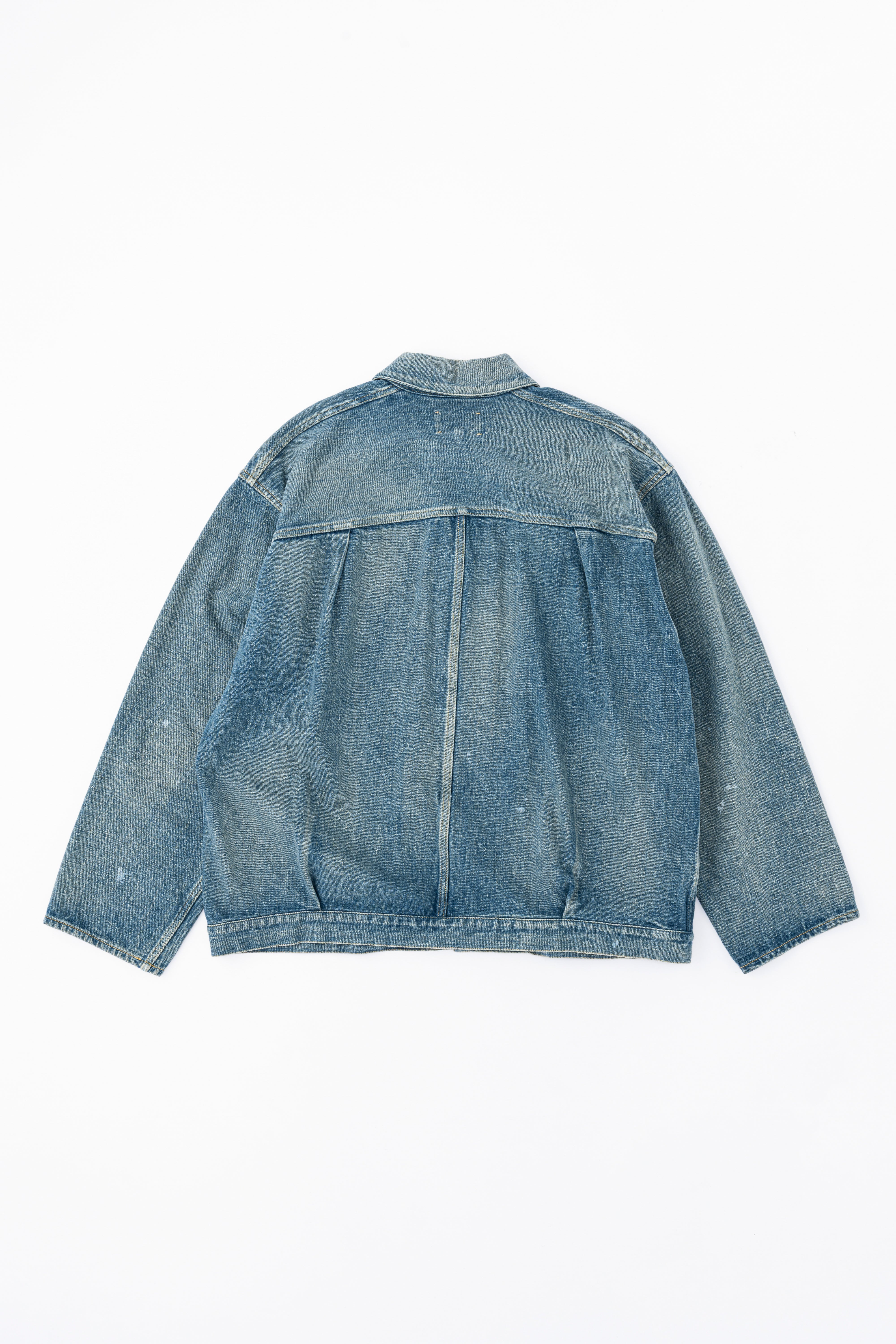 YOKO SAKAMOTO PLEATS JACKET Fade Indigo – CASDAY / キャスデイ