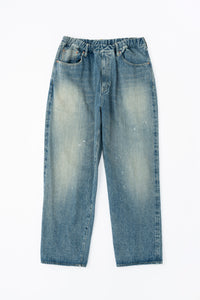 YOKO SAKAMOTO 5 POCKET EASY PANTS Fade Indigo